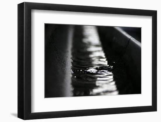 Rainwater-K.B. White-Framed Photographic Print