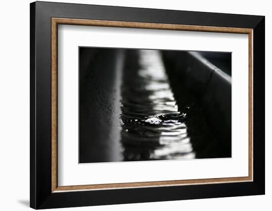 Rainwater-K.B. White-Framed Photographic Print