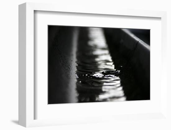 Rainwater-K.B. White-Framed Photographic Print