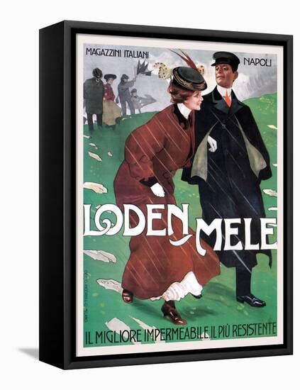 Rainwear from Mele-Leopoldo Metlicovitz-Framed Stretched Canvas