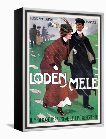 Rainwear from Mele-Leopoldo Metlicovitz-Framed Stretched Canvas