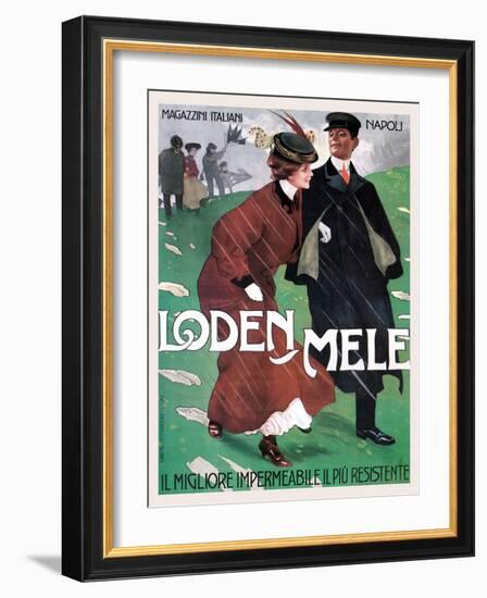 Rainwear from Mele-Leopoldo Metlicovitz-Framed Art Print