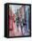 Rainy Day, Carnaby Street-Sylvia Paul-Framed Premier Image Canvas