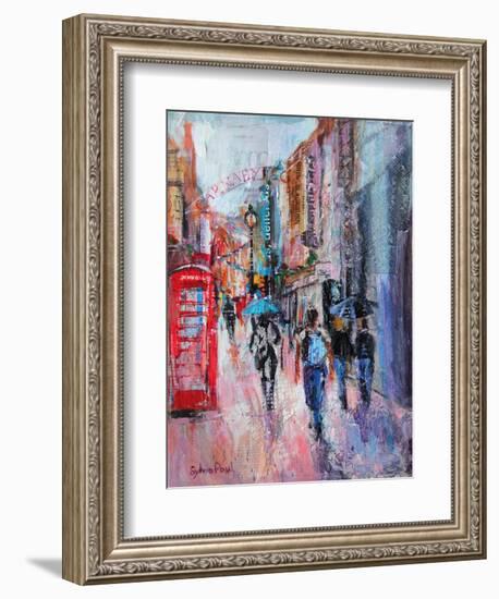 Rainy Day, Carnaby Street-Sylvia Paul-Framed Giclee Print