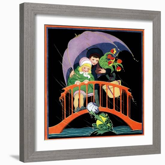 Rainy Day - Child Life-Hazel Frazee-Framed Giclee Print