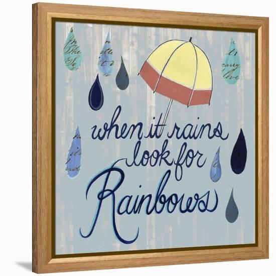 Rainy Day I-Grace Popp-Framed Stretched Canvas