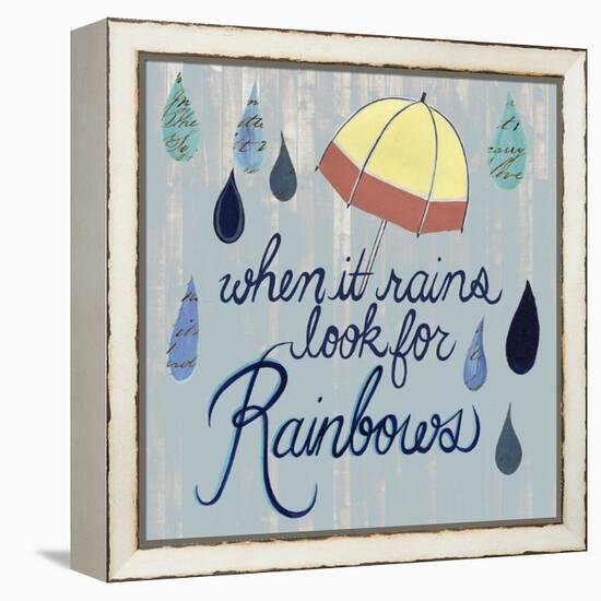 Rainy Day I-Grace Popp-Framed Stretched Canvas