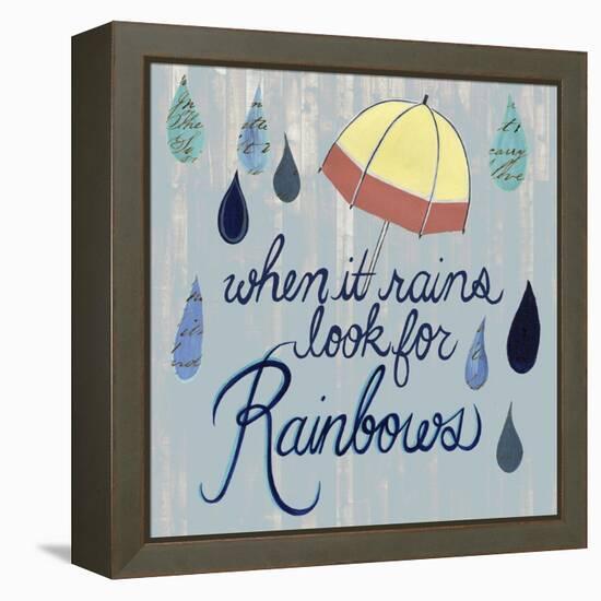 Rainy Day I-Grace Popp-Framed Stretched Canvas