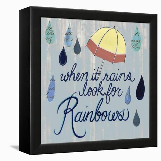 Rainy Day I-Grace Popp-Framed Stretched Canvas