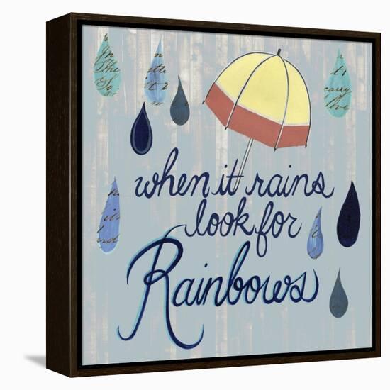 Rainy Day I-Grace Popp-Framed Stretched Canvas