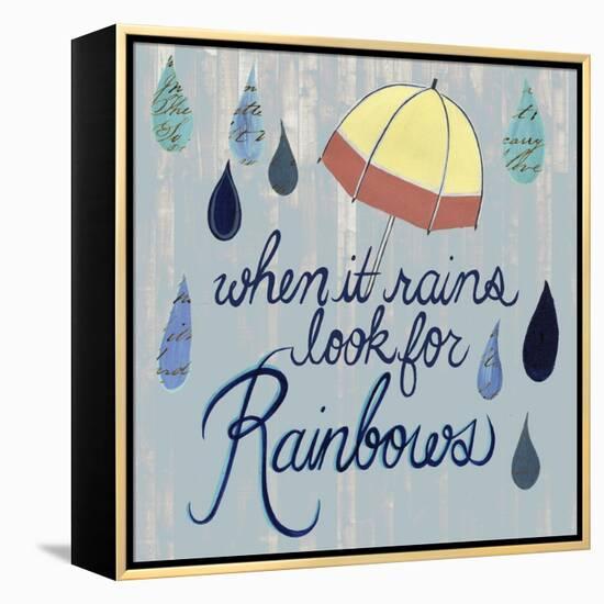 Rainy Day I-Grace Popp-Framed Stretched Canvas