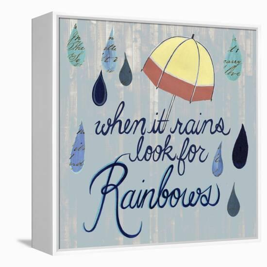 Rainy Day I-Grace Popp-Framed Stretched Canvas