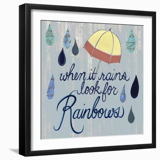 Rainy Day I-Grace Popp-Framed Art Print