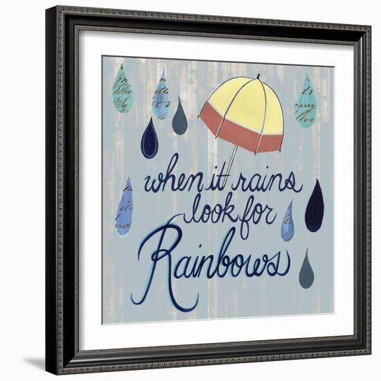 Rainy Day I-Grace Popp-Framed Art Print