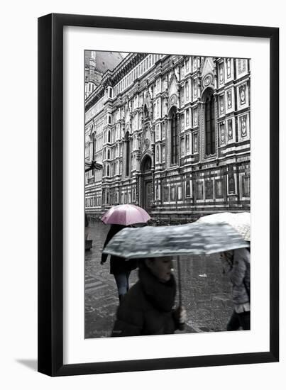 Rainy Day in Florence-Steven Boone-Framed Photographic Print