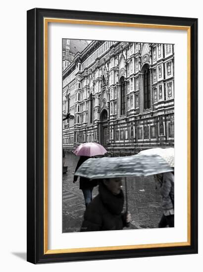 Rainy Day in Florence-Steven Boone-Framed Photographic Print