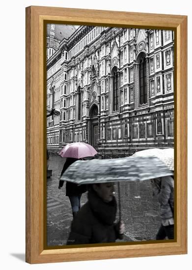 Rainy Day in Florence-Steven Boone-Framed Premier Image Canvas