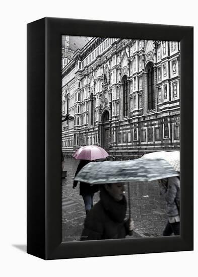 Rainy Day in Florence-Steven Boone-Framed Premier Image Canvas