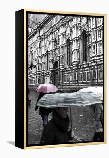 Rainy Day in Florence-Steven Boone-Framed Premier Image Canvas