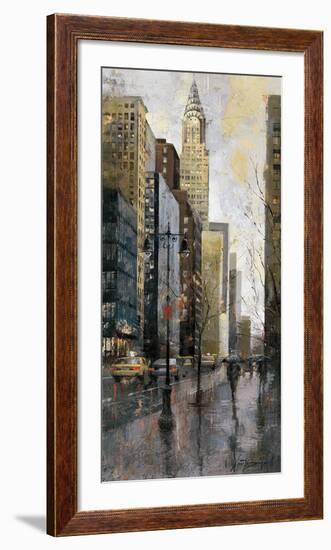 Rainy Day in Manhattan-Marti Bofarull-Framed Giclee Print