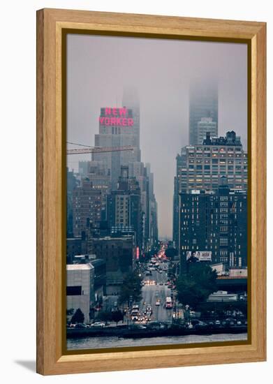 Rainy Day on 42nd Street NYC-null-Framed Stretched Canvas