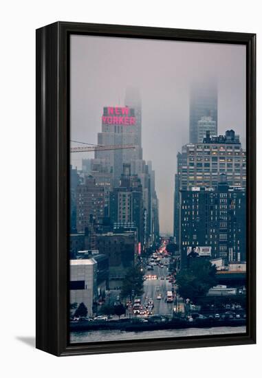 Rainy Day on 42nd Street NYC-null-Framed Stretched Canvas