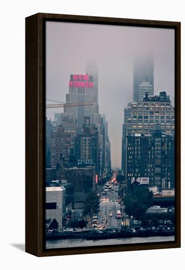 Rainy Day on 42nd Street NYC-null-Framed Stretched Canvas