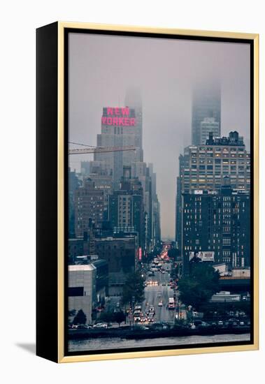 Rainy Day on 42nd Street NYC-null-Framed Stretched Canvas