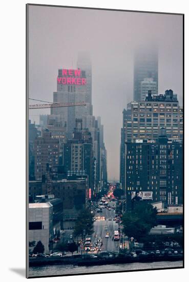 Rainy Day on 42nd Street NYC-null-Mounted Photo