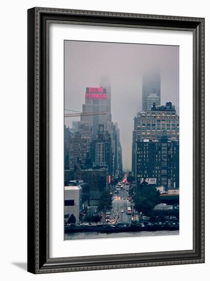 Rainy Day on 42nd Street NYC-null-Framed Photo