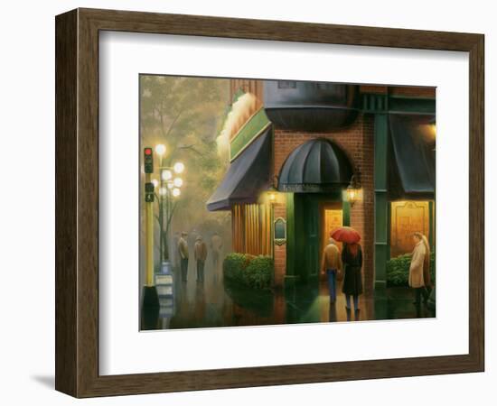 Rainy Day Pub-Leo Stans-Framed Art Print