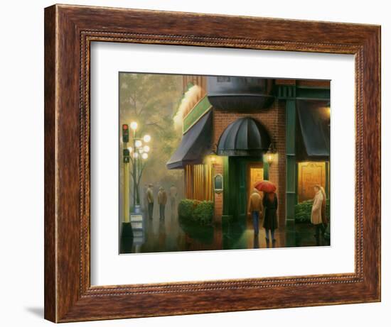 Rainy Day Pub-Leo Stans-Framed Art Print