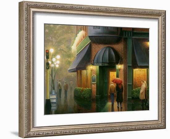 Rainy Day Pub-Leo Stans-Framed Art Print