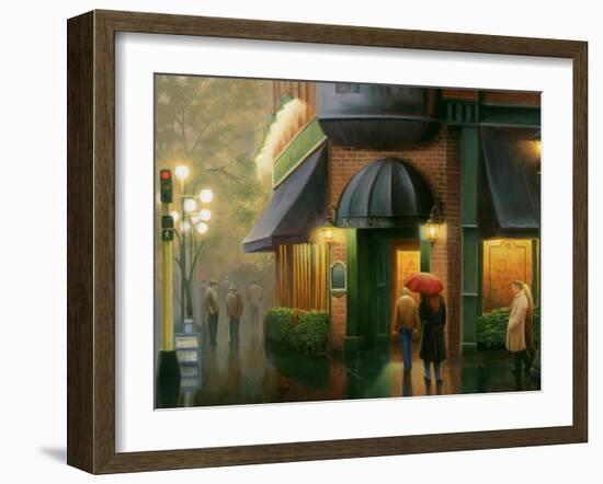 Rainy Day Pub-Leo Stans-Framed Art Print