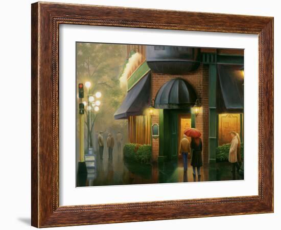 Rainy Day Pub-Leo Stans-Framed Art Print