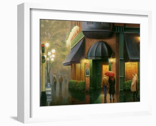 Rainy Day Pub-Leo Stans-Framed Art Print