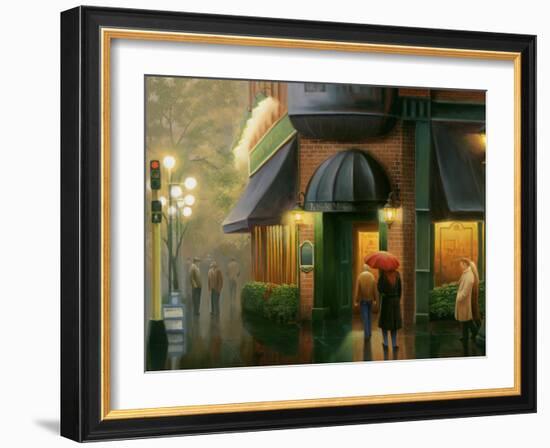 Rainy Day Pub-Leo Stans-Framed Art Print