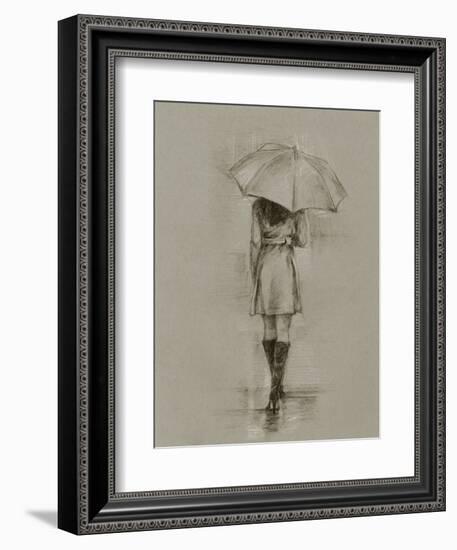 Rainy Day Rendezvous I-Ethan Harper-Framed Art Print