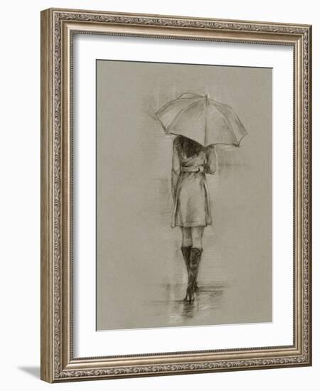 Rainy Day Rendezvous I-Ethan Harper-Framed Art Print