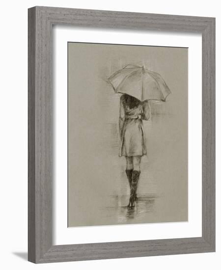 Rainy Day Rendezvous I-Ethan Harper-Framed Art Print