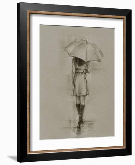 Rainy Day Rendezvous I-Ethan Harper-Framed Art Print