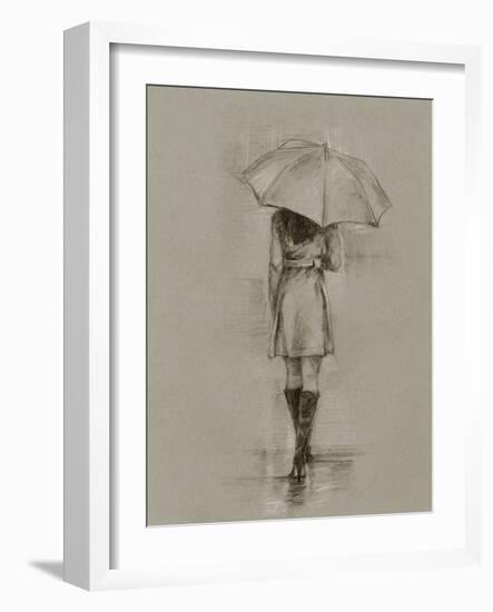 Rainy Day Rendezvous I-Ethan Harper-Framed Art Print