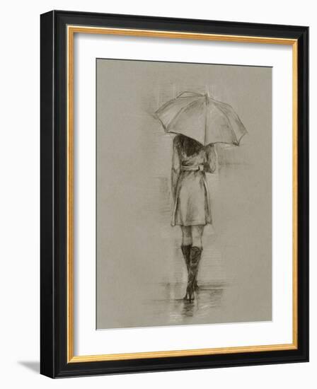 Rainy Day Rendezvous I-Ethan Harper-Framed Art Print