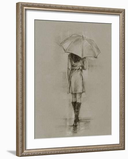 Rainy Day Rendezvous I-Ethan Harper-Framed Art Print