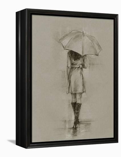 Rainy Day Rendezvous I-Ethan Harper-Framed Stretched Canvas