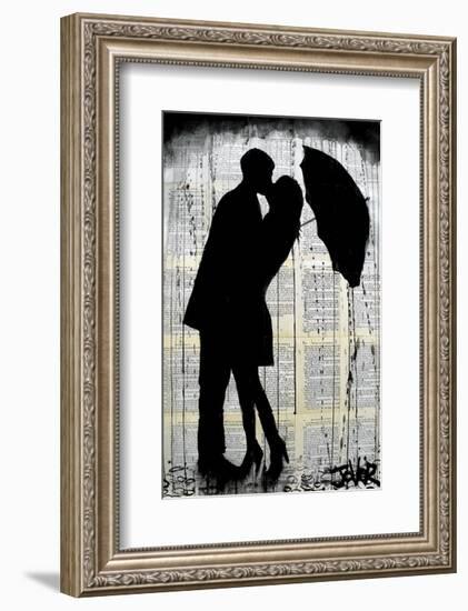 Rainy Day Romantics-Loui Jover-Framed Art Print