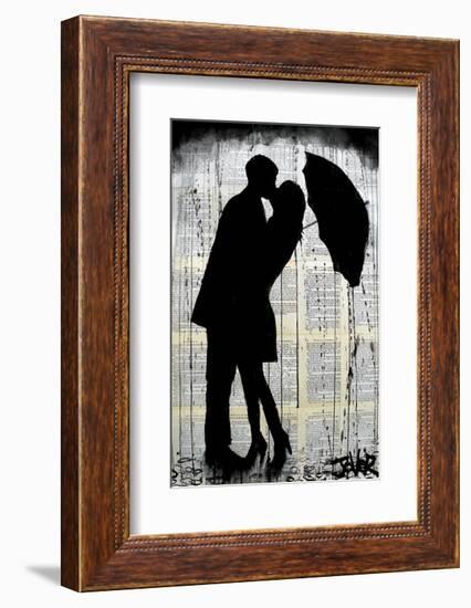 Rainy Day Romantics-Loui Jover-Framed Art Print