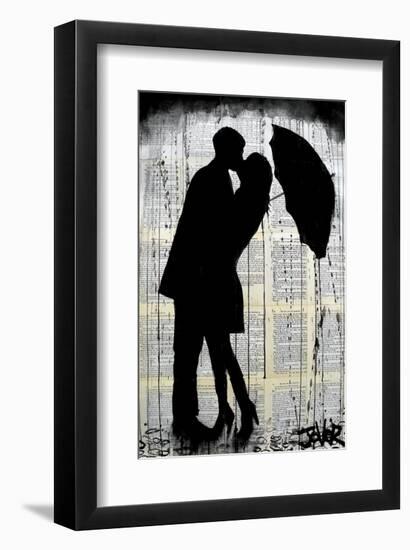 Rainy Day Romantics-Loui Jover-Framed Art Print