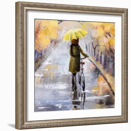 Rainy Day-Boho Hue Studio-Framed Art Print