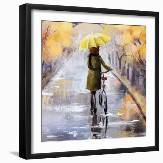 Rainy Day-Boho Hue Studio-Framed Art Print
